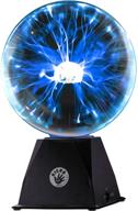 🔮 kicko blue plasma ball - 7 inch - nebula thunder lightning plug-in - ideal for parties, decorations, props, kids, bedroom, and home logo