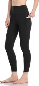 img 4 attached to Colorfulkoala Womens Waisted Leggings Pockets