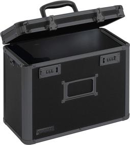 img 4 attached to 🔐 Tactical Black Vaultz Locking Personal File Tote for Letter-Sized Documents (VZ00310)