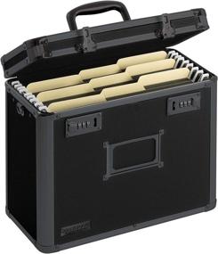 img 3 attached to 🔐 Tactical Black Vaultz Locking Personal File Tote for Letter-Sized Documents (VZ00310)