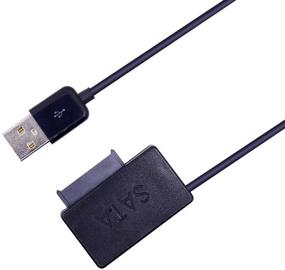 img 2 attached to 🔌 Cotchear USB 2.0 to SATA 7+6 13Pin Adapter Converter Cable for Laptop CD/DVD ROM: Efficient Plug and Play Data Transfer Solution