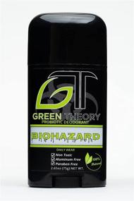 img 3 attached to Green Theory Probiotic Natural Deodorant for Men - Biohazard, Aluminum-Free, Non-Toxic, Pine, Clary Sage, Vetiver, and Orange Essential Oils - Solid 2.65 Ounce Stick
