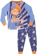 удобные и стильные пижамы blippi для мальчиков для спокойного сна логотип