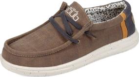 img 4 attached to Hey Dude Mens Wally 👞 Natural Loafers & Slip-Ons: Comfortable Men's Shoes