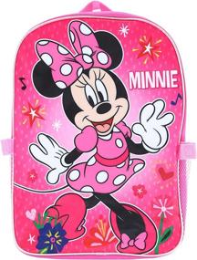 img 3 attached to Minnie Mouse Girls Backpack Detachable