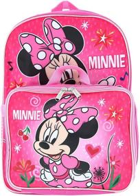 img 4 attached to Minnie Mouse Girls Backpack Detachable