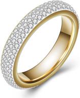 eternity gold plated stainless zirconia engagement logo