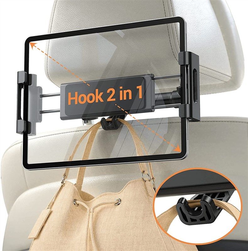 headrest bakel compatible tablets 4 7in 5 9in 로고