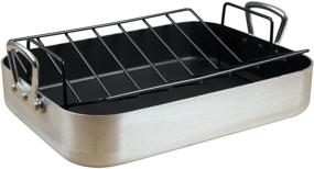 img 1 attached to 🍖 Gibson Oster Harvelle 16-Inch by 12-Inch Roaster Set: Top-rated roasting pan for perfect family-sized meals