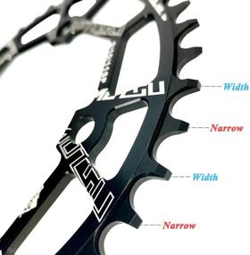 img 2 attached to 2021 VXM 104BCD Chainring: High Strength, Ultra Light, and Wide Compatibility for Road, Mountain, BMX, and MTB Bikes