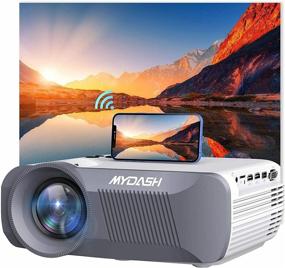 img 4 attached to 🎥 WiFi Projector, MYDASH Portable Video Projector with Stereo Speakers, Support 1080P, Outdoor Movie Projector Compatible with TV Stick, 2 HDMI, VGA, SD, AV and USB – 720P, 80000 Hours & 6500L HD Mini Projector