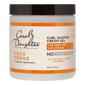 img 4 attached to 🥥 Carol's Daughter Coco Creme Curl Shaping Cream Gel - Coconut Oil, Coconut Milk, Silicone & Paraben Free - Curly Hair Gel for Very Dry Hair, 16 Oz - Mineral Oil Free