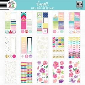 img 2 attached to 🌸 me &amp; my BIG ideas Sticker Value Pack for Big Planner - Floral Theme - Multi-Color &amp; Gold Foil - 30 Sheets, 578 Stickers Total