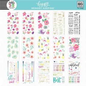 img 1 attached to 🌸 me &amp; my BIG ideas Sticker Value Pack for Big Planner - Floral Theme - Multi-Color &amp; Gold Foil - 30 Sheets, 578 Stickers Total