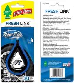 img 3 attached to Little Trees CTK-52033-24-CHPA Fresh Link Car Air Freshener - Long-Lasting Scent for Auto or Home - New Car Scent - 4-Pack