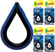 little trees ctk-52033-24-chpa fresh link car air freshener - long-lasting scent for auto or home - new car scent - 4-pack logo