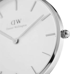 img 3 attached to Sophisticated Elegance embodied: Daniel Wellington Petite Sterling Watch with Silver Mesh Bracelet