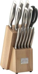 img 4 attached to Optimized for SEO: Emeril Lagasse 14-Piece Stainless Steel Knife Set with Hollow Handle