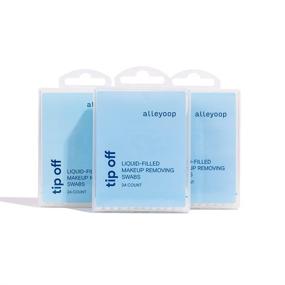 img 3 attached to 🧊 Alleyoop Makeup Removing Swabs - 3-Pack x 24 Count, Filled with Liquid, Easy-To-Use and Space Saving - Enhanced with Aloe Vera to Calm and Soothe the Skin