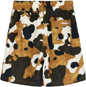 img 3 attached to 🩲 Ninovino Trunks Shorts: The Perfect Swimwear for Boys' Clothing with Built-in Lining