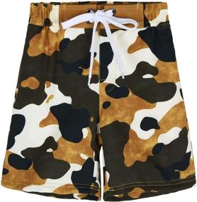 img 4 attached to 🩲 Ninovino Trunks Shorts: The Perfect Swimwear for Boys' Clothing with Built-in Lining