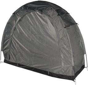 img 3 attached to 🚲 OUTOUR Heavy Duty Storage Tent: Space Saving Bike & Tool Shed for Garden, Patio, Lawn, Pool & Outdoor Storage - Gray