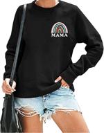 sweatshirt rainbow graphic sleeve pullover outdoor recreation for hiking & outdoor recreation clothing logo