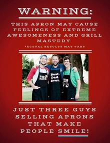 img 1 attached to 🔥 ApronMen Trophy Husband BBQ Grill Apron: Adjustable & Stylish One-Size Apron for Men