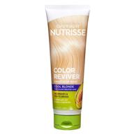 обновитель цвета для волос garnier nutrisse color reviver, питающая маска для волос на 5 минут: холодный блонд (набор из 2 шт.) - с легкостью осветлите свой блонд! логотип