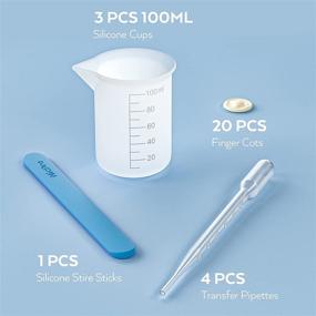 img 3 attached to 📏 Nicpro Silicone Measuring Popsicle Glue & Jewelry Tool for Accurate Measurements