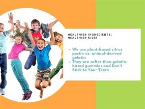 img 2 attached to 🌟 Конфеты Go Healthy Kids Мультивитамины: Вегетарианские, Кошерные, Халяльные - Повышают иммунную поддержку с Витамином C, D3 и Цинком - 60 шт, 30 порций.