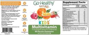 img 3 attached to 🌟 Конфеты Go Healthy Kids Мультивитамины: Вегетарианские, Кошерные, Халяльные - Повышают иммунную поддержку с Витамином C, D3 и Цинком - 60 шт, 30 порций.