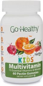 img 4 attached to 🌟 Конфеты Go Healthy Kids Мультивитамины: Вегетарианские, Кошерные, Халяльные - Повышают иммунную поддержку с Витамином C, D3 и Цинком - 60 шт, 30 порций.