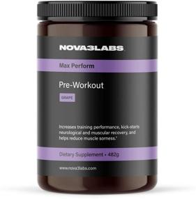 img 4 attached to 💪 Revolutionize Your Workout with NOVA Three Labs Max Perform Powdered Preworkout (Grape) – Unleash Your Maximum Potential!