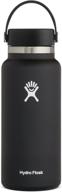 🌊 hydro flask water bottle: stainless steel, reusable, vacuum insulated - wide mouth & leak proof flex cap логотип