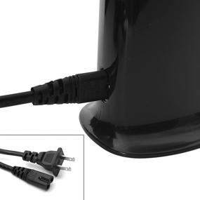 img 1 attached to 💡 эффективный USB Tower Power Adapter: 6-портовая зарядная станция с быстрым зарядом 2.1 для телефонов, планшетов и др. (черный)