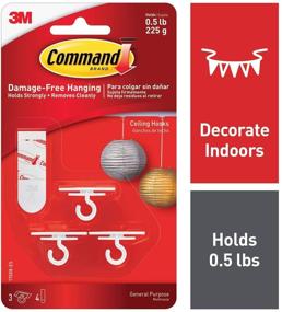 img 3 attached to 🔗 Command 17008 ES Ceiling Hooks Strips: Convenient and Damage-Free Hanging Solutions