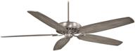 💨 minka-aire f539-bnk traditional great room ceiling fan, 72-inch, burnished nickel finish логотип