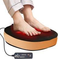 👣 zxwddp 2-in-1 shiatsu heating foot and back massager: ultimate relief for foot pain and relaxation with back massage pad and foot heater logo