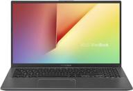 💻 ноутбук asus vivobook 15 тонкий и легкий, 15,6-дюймовый дисплей full hd, процессор intel core i3-8145u, 8 гб памяти, 128 гб ssd, windows 10 в режиме s, f512fa-ab34, сланцево-серый. логотип