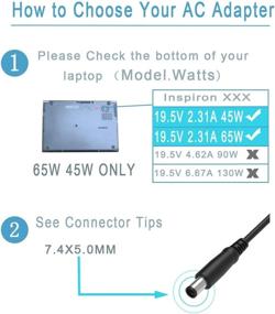 img 1 attached to Charger Adapter Latitude Laptop Supply Laptop Accessories and Chargers & Adapters