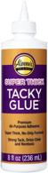 🔧 aleene's super thick tacky glue, 8oz - extra large size, white - ideal for crafting and diy projects logo