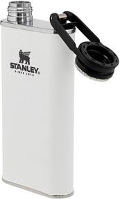 img 1 attached to 🍾 Stanley Classic Flask 8oz: Never-Lose Cap, Wide Mouth Stainless Steel Hip Flask with Easy Filling & Pouring, Insulated BPA-Free Leak-Proof Design