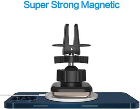 img 2 attached to 360° Adjustable Universal Air Vent Phone Cradle Stand by Sorlnern - Magnetic Car Mount for iPhone 12 Pro Max Mini XS XR 11 Pro SE/Samsung Galaxy/Huawei/Google