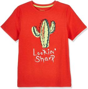 img 1 attached to 👕 A for Awesome Youth Boys Printed Graphic Tee: Short Sleeve Styling for Maximum Coolness