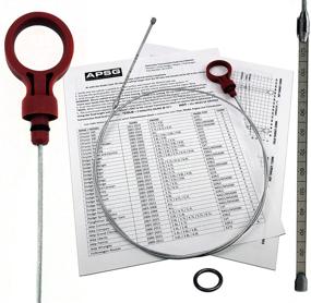 img 1 attached to 🔧 TRANSMISSION FLUID DIPSTICK TOOL for Chrysler Dodge Jeep VW - Includes Instructions, Cap O-ring - Compatible with Auto Trans 8863B, 9336, 42RLE, NAG1, 62TE - Fits 2.7, 3.5, 3.6, 3.7, 5.7, 6.1, 6.4 Engines