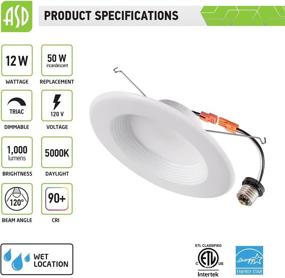 img 3 attached to 💡 ASD 5/6 Inch Retrofit LED Recessed Lighting: Efficient and Versatile Illumination Solution