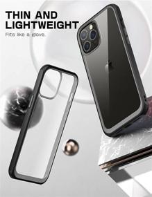 img 2 attached to 📱 Optimized: SUPCASE Unicorn Beetle Style Series Case for iPhone 13 Pro Max (2021), 6.7 Inch – Premium Hybrid Clear Case, Black