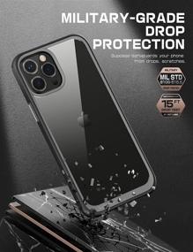 img 1 attached to 📱 Optimized: SUPCASE Unicorn Beetle Style Series Case for iPhone 13 Pro Max (2021), 6.7 Inch – Premium Hybrid Clear Case, Black