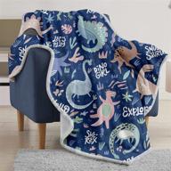 dinosaurs blanket throw animals kawaii logo